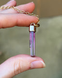 14k Pink Tourmaline Necklace