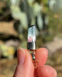 14k Watermelon Tourmaline Necklace