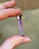 14k Pink Tourmaline Necklace