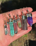 14k Watermelon Tourmaline Necklace