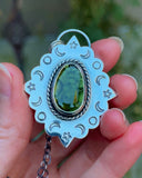 Moldavite Night Court Necklace