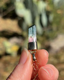 14k Watermelon Tourmaline Necklace