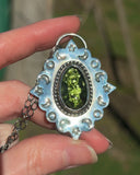 Moldavite Night Court Necklace