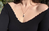 14k Watermelon Tourmaline Necklace