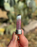 14k Watermelon Tourmaline Necklace