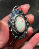 16ct Ethiopian Opal Night Court Necklace