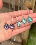 Amethyst, Dendritic Opal, Topaz & Kyanite Minis