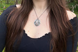 Lodolite & Pink Tourmaline Necklace