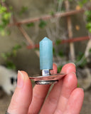 Aquamarine & Pink Sapphire Ring Holder