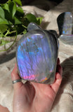Purple, Blue & Pink Labradorite Freeform