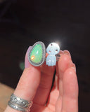 Kodama & Opal Ring Size 8-9.5