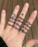 Rhodolite Garnet Stackers