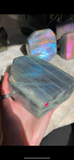 Electric Purple & Pink Labradorite Freeform