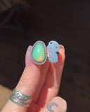 Kodama & Opal Ring Size 8-9.5