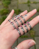 Rhodolite Garnet Stackers