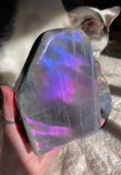 Electric Purple & Pink Labradorite Freeform