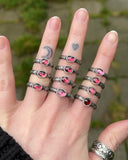 Rhodolite Garnet Stackers
