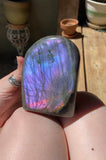 Purple, Blue & Pink Labradorite Freeform