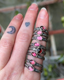 Rhodolite Garnet Stackers