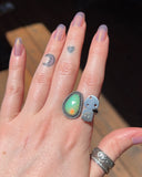 Kodama & Opal Ring Size 8-9.5
