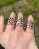 Rhodolite Garnet Stackers