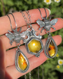 Amber Bee Necklace