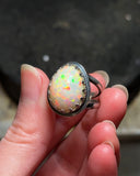 9ct Ethiopian Opal Ring - 8
