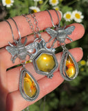 Amber Bee Necklace