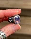 Lavender Quartz Ring 7.5/7.75