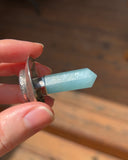 Aquamarine & Pink Sapphire Ring Holder