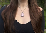 Red Lepidolite Necklace