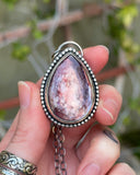 Red Lepidolite Necklace